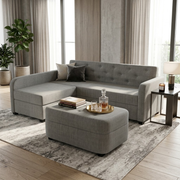 NZ Made Crown Long-Arm Chaise Corner Sofa