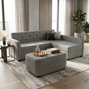 NZ Made Crown Long-Arm Chaise Corner Sofa