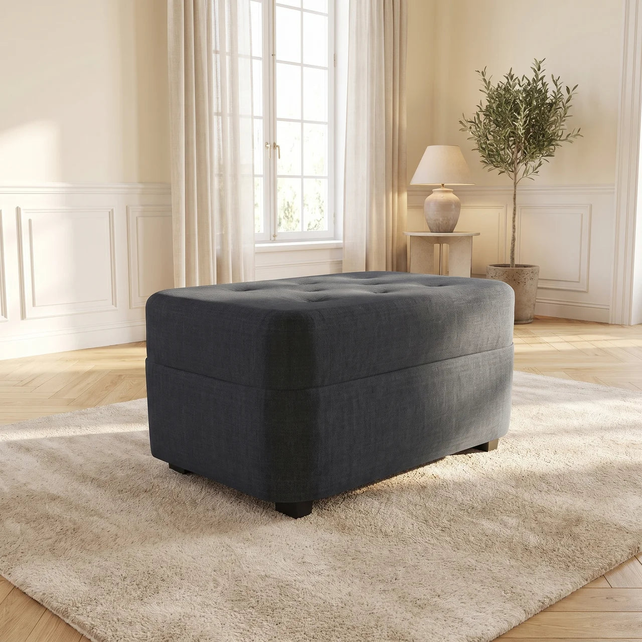 NZ Made Crown Ottoman