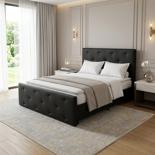 NZ Made Crown Bed Frame - alternate view