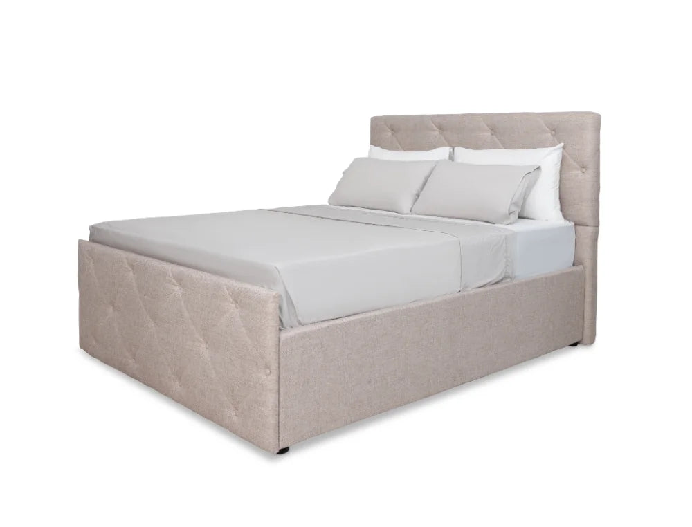 NZ Made Crystal Bed Frame + SleepTime Medium Mattress