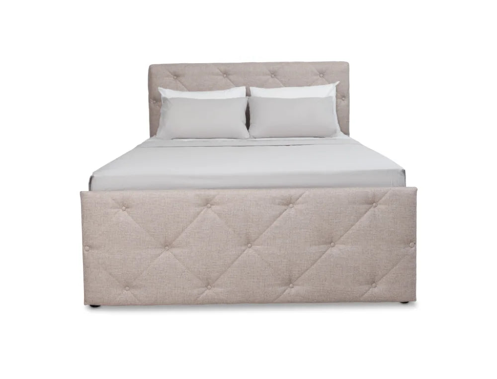 NZ Made Crystal Bed Frame + SleepTime Pocket Pillowtop Mattress