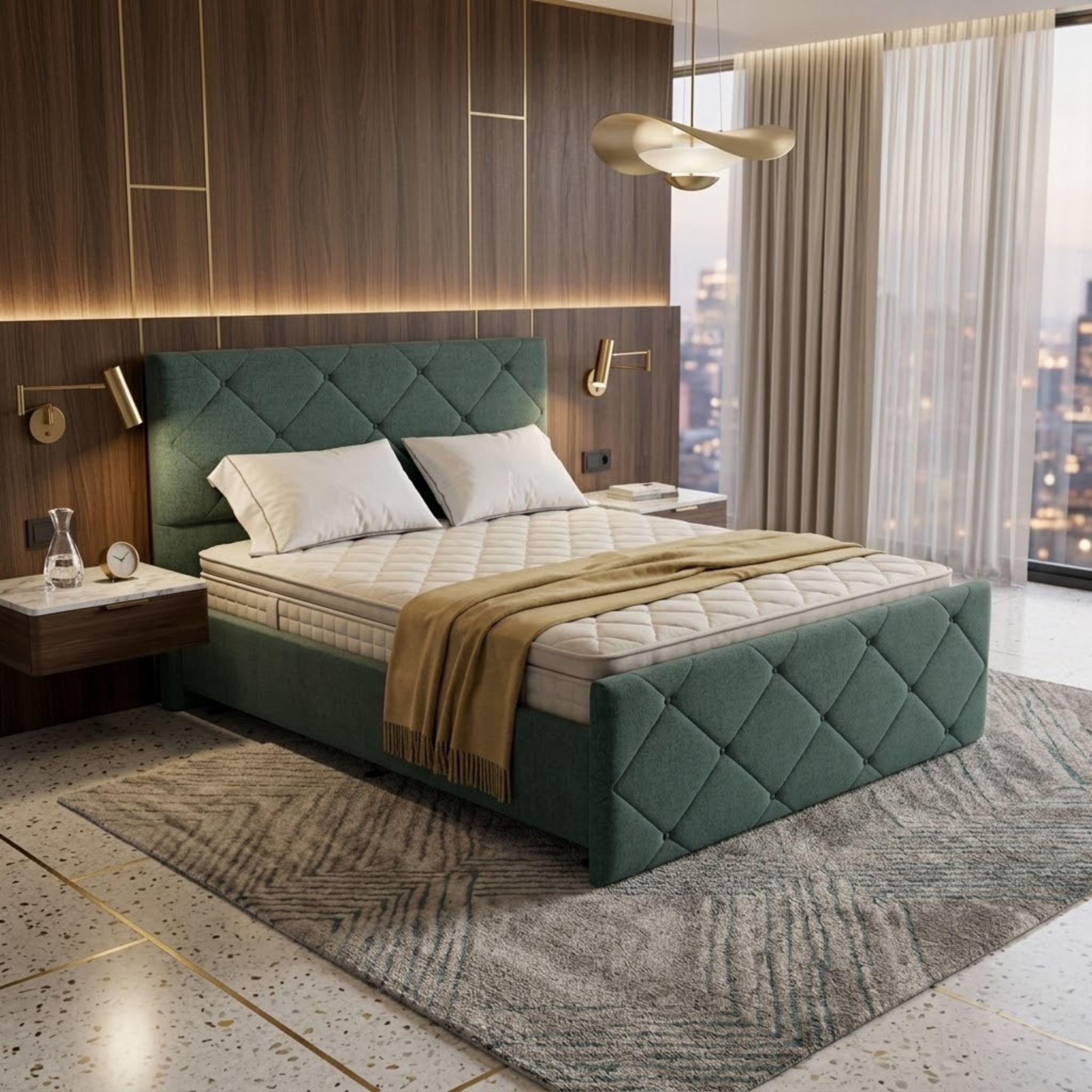 NZ Made Crystal Bed Frame