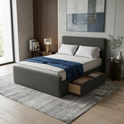 NZ Made Deaura Bed Frame With Drawers
