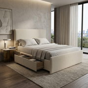NZ Made Deaura Bed Frame With Drawers