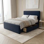 NZ Made Deaura Bed Frame With Drawers
