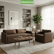 NZ Made Deseo 3 + 1 Seater Espresso Colour - Floor Model Sofas & Couches