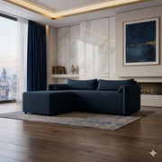 NZ Made Deseo 3 Seater With Chaise Corner Sofa - Image 25 | Furniture World NZ