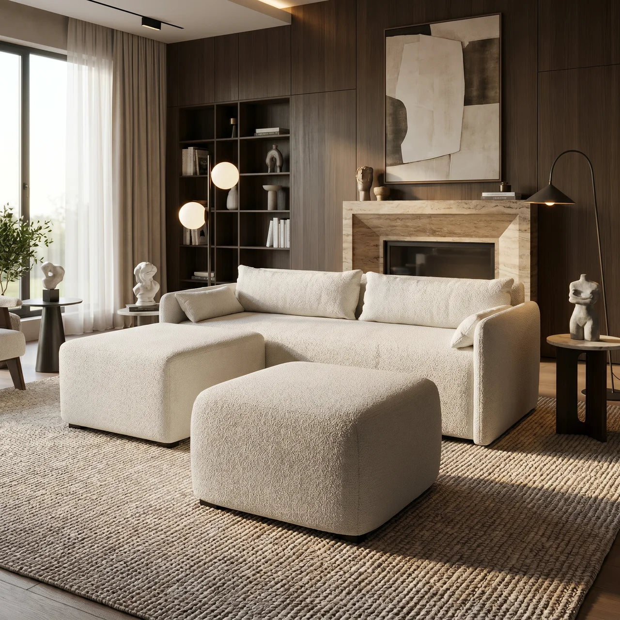 NZ Made Deseo 3 Seater With Chaise Corner Sofa - Image 4 | Furniture World NZ