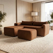 NZ Made Deseo 3 Seater With Chaise Corner Sofa - Image 5 | Furniture World NZ