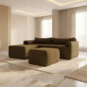 NZ Made Deseo 3 Seater With Chaise Corner Sofa - Image 19 | Furniture World NZ