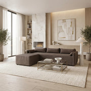 NZ Made Deseo 4 Seater Corner Sofa With Reversible Chaise