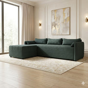 NZ Made Deseo 4 Seater Corner Sofa With Reversible Chaise