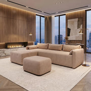 NZ Made Deseo 4 Seater With Chaise Corner Sofa - Image 10 | Furniture World NZ