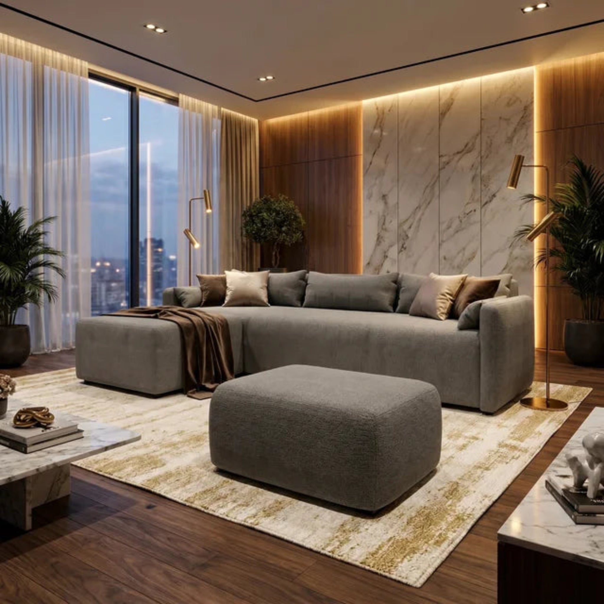 NZ Made Deseo 4 Seater With Chaise Corner Sofa - Image 15 | Furniture World NZ