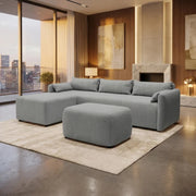 NZ Made Deseo 4 Seater With Chaise Corner Sofa - Image 16 | Furniture World NZ