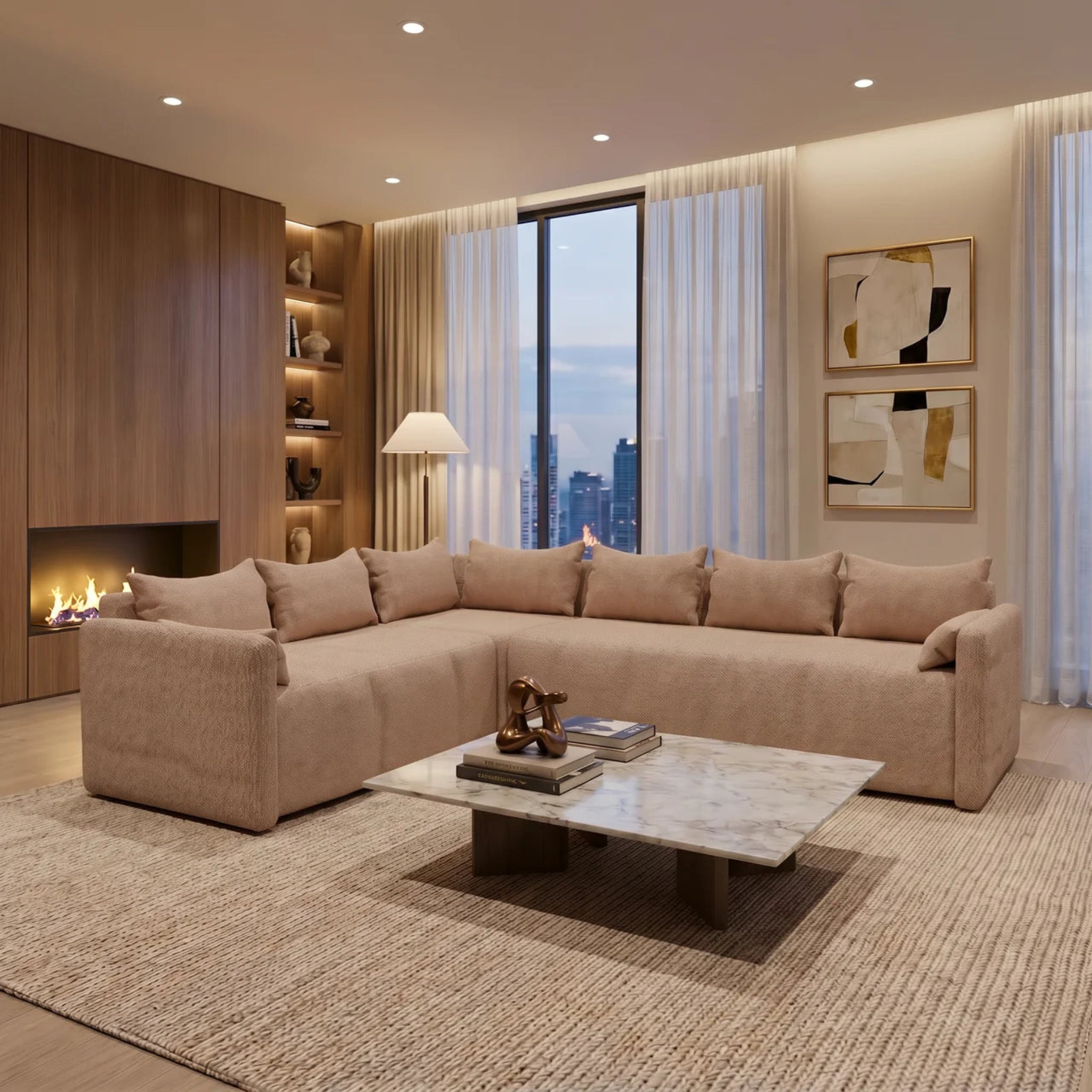 NZ Made Deseo 6 Seater Corner Sofa - Image 9 | Furniture World NZ