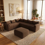 NZ Made Deseo 6 Seater Corner Sofa - Detail View | Furniture World NZ