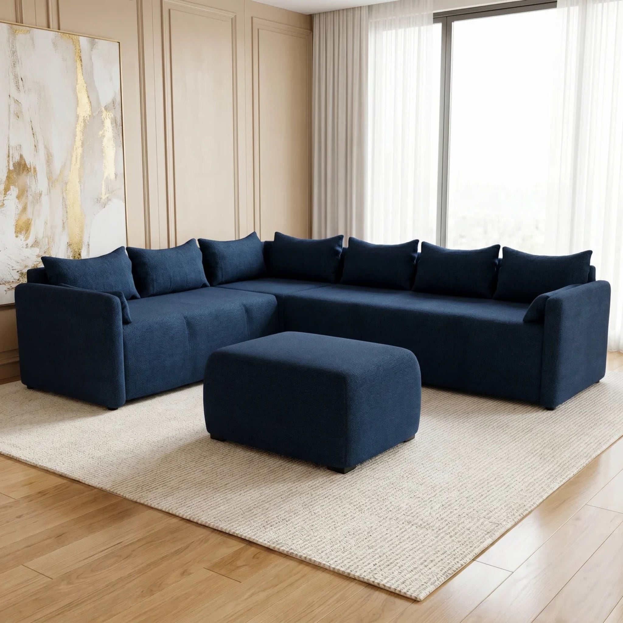 NZ Made Deseo 6 Seater Corner Sofa - Image 29 | Furniture World NZ