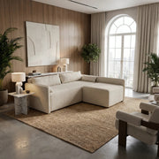 NZ Made Deseo Long-Arm With Chaise Corner Sofa - Side View | Furniture World NZ