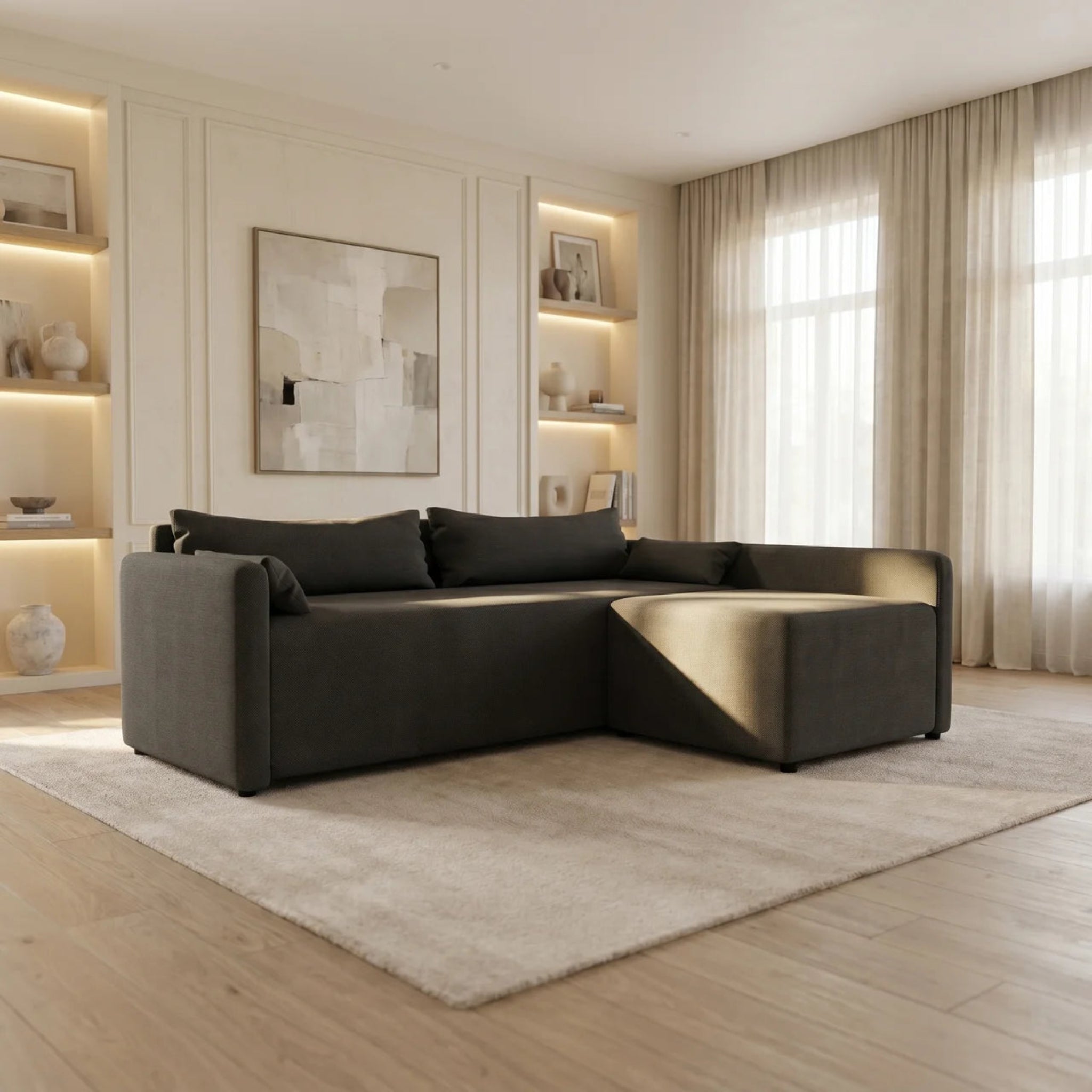 NZ Made Deseo Long-Arm With Chaise Corner Sofa - Image 24 | Furniture World NZ