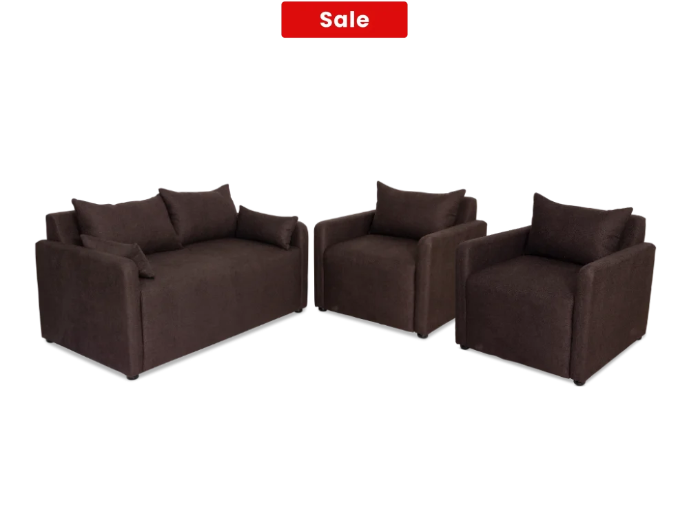 NZ Made Deseo Lounge Suite Collection Atlas Armour / 3 + 1 + 1 Seater