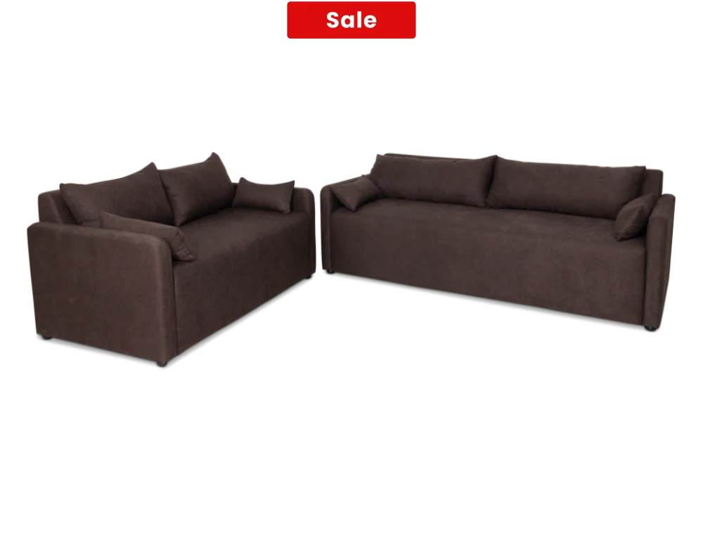 NZ Made Deseo Lounge Suite Collection Atlas Armour / 3 + 2 Seater