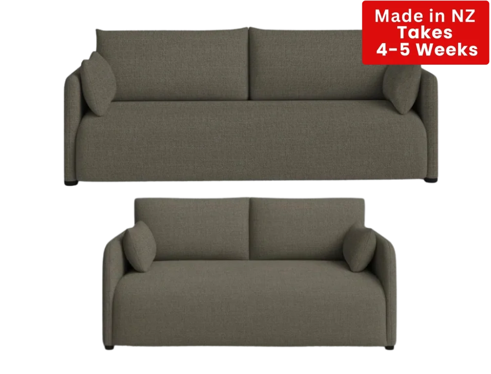 Nz Made Deseo Sofa Collection Atlas Armour / 3 + 2 Seater