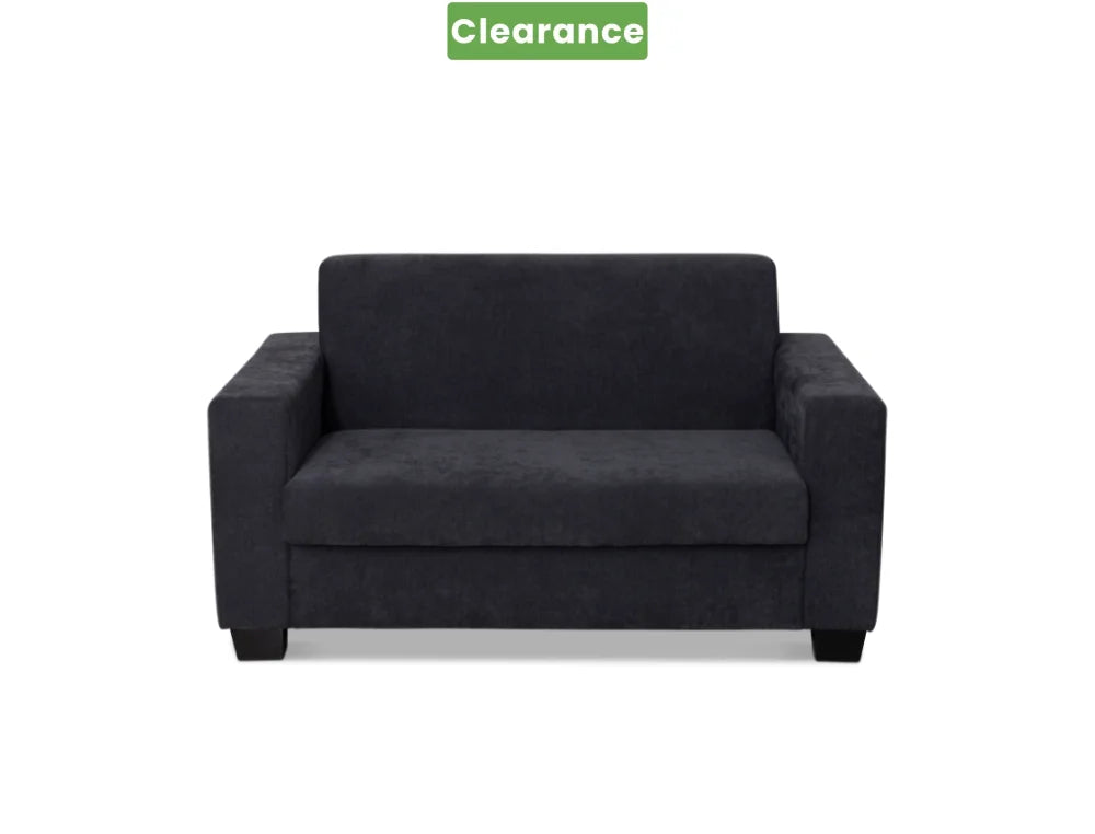 NZ Made Eco 2 Seater Sofa (Burwood Pewter) Floor Model