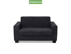 NZ Made Eco 2 Seater Sofa (Burwood Pewter)-Floor Model