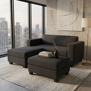 NZ Made Eco 3 Seater Corner Sofa With Reversible Chaise