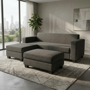 NZ Made Eco 4 Seater Corner Sofa With Reversible Chaise