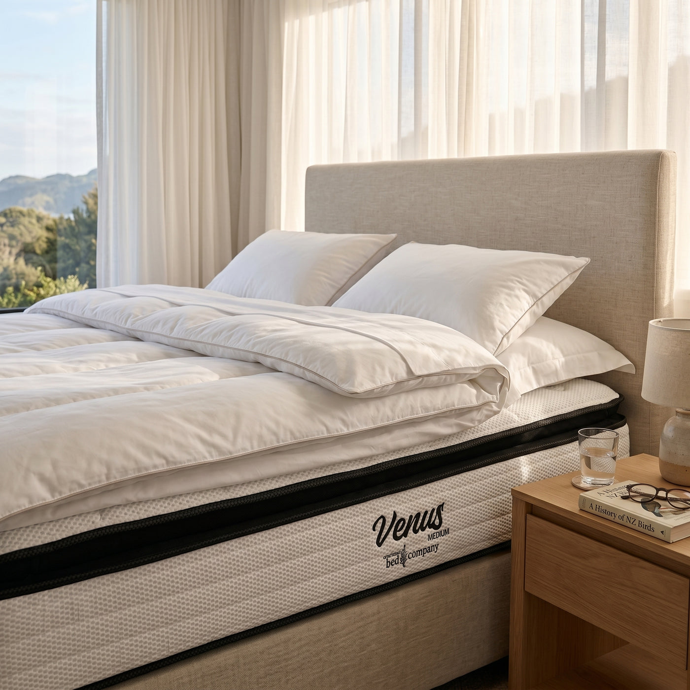 NZ Made Eco Bed Base+ Venus Medium Mattress | Furniture World NZ