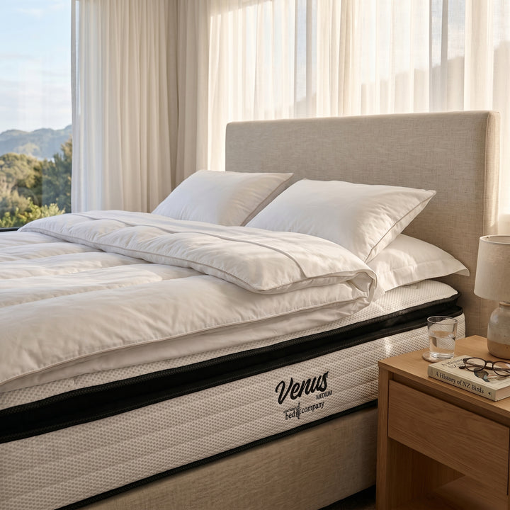 NZ Made Eco Bed Base+ Venus Medium Mattress | Furniture World NZ