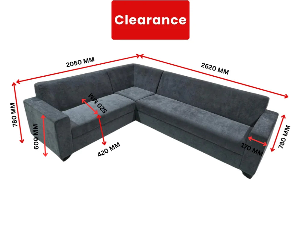 NZ Made Eco Corner Sofa /Floor Model