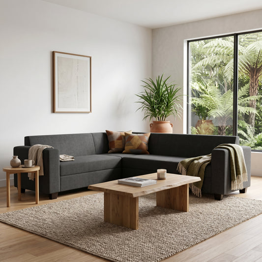 NZ Made Eco 6 Seater Corner Sofa | Furniture World NZ