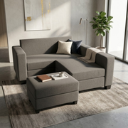 NZ Made Eco Long-Arm With Chaise Corner Sofa