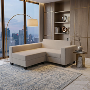 NZ Made Eco Long-Arm With Chaise Corner Sofa