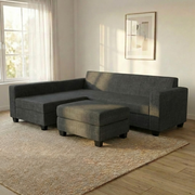 NZ Made Eco Long-Arm With Chaise Corner Sofa