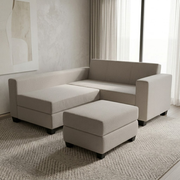 NZ Made Eco Long-Arm With Chaise Corner Sofa