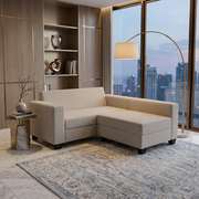 NZ Made Eco Long-Arm With Chaise Corner Sofa