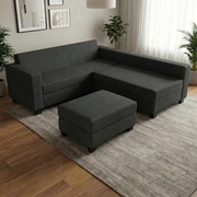 NZ Made Eco Long-Arm With Chaise Corner Sofa