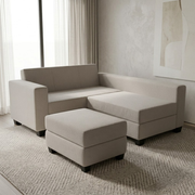 NZ Made Eco Long-Arm With Chaise Corner Sofa