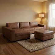NZ Made Evoque Long-Arm With Chaise Corner Sofa