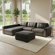 NZ Made Evoque Long-Arm With Chaise Corner Sofa