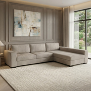 NZ Made Evoque Long-Arm With Chaise Corner Sofa