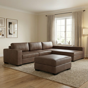 NZ Made Evoque Long-Arm With Chaise Corner Sofa