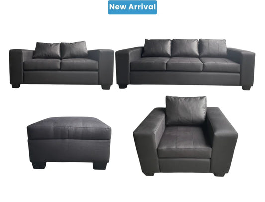 NZ Made Evoque Lounge Suite 3 + 2 + 1 + Ottoman