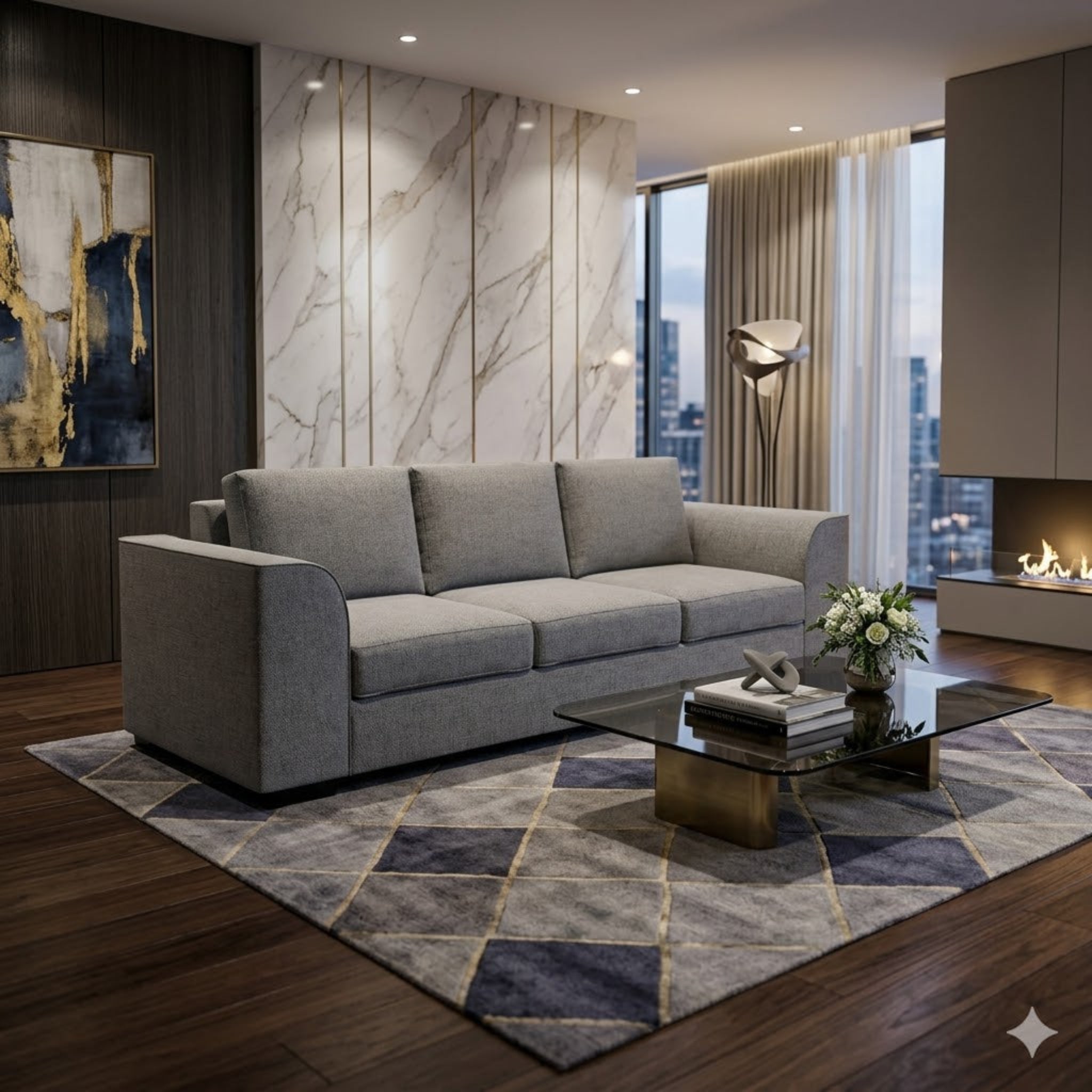 Harbor NZ Made 3 Seater Sofa