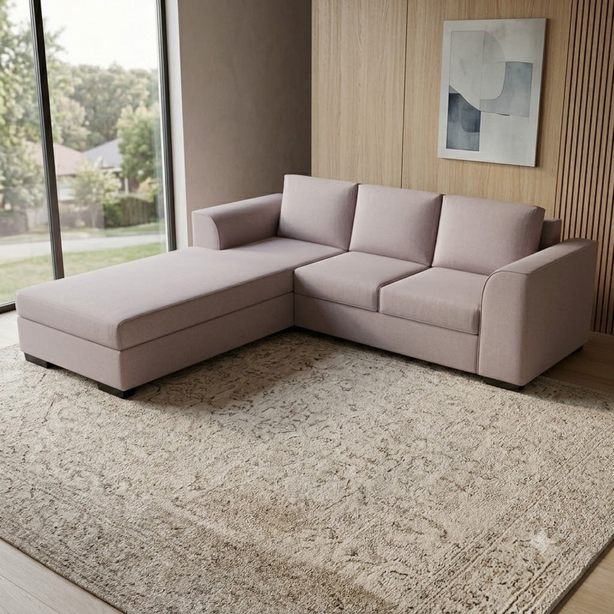 NZ Made Harbor 3 Seater with Chaise Corner Sofa